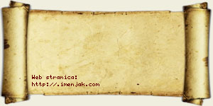 Jasmina Dabović vizit kartica